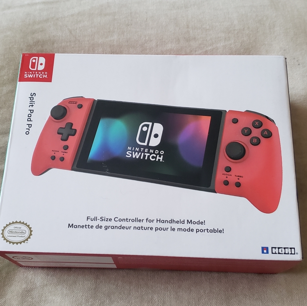 NWT Red Nintendo Switch Split Pad Pro Controllers
